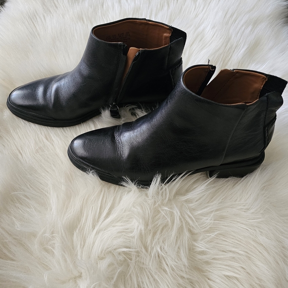 SARTO By Franco Sarto Black Leather Boots - Picture 3 of 13